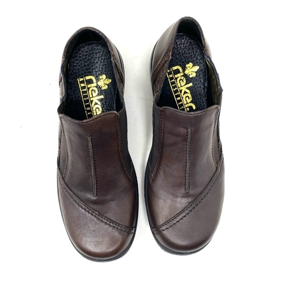 Rieker Leather Walking Shoes L7178-25, Brown - Picture 4 of 7